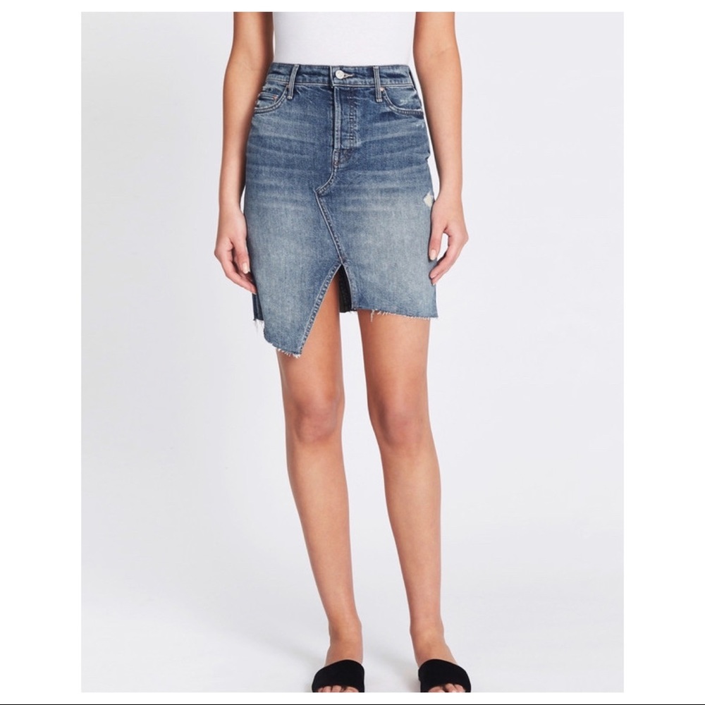 M O T H E R  : :  The Tomcat Slide Mini Fray Skirt